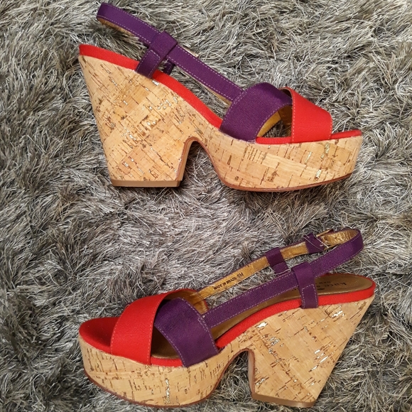 Kate Spade "Penny" Wedge Platform Sandal - Picture 2 of 7
